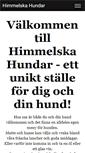 Mobile Screenshot of himmelskahundar.se